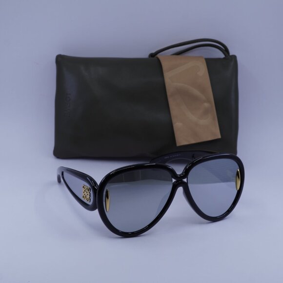 Loewe LW40132I 01C Aviator Sunglasses – Black\Smoke - Picture 5 of 10